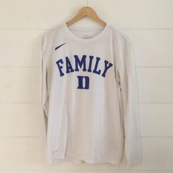 Nike Duke University “Family” Dri-Fit Long Sleeve T-Shirt - Picture 1 of 6